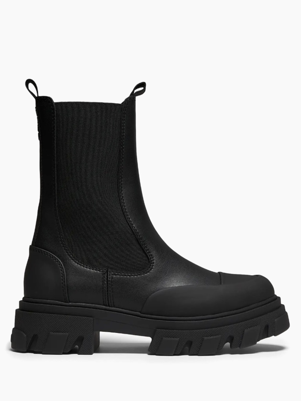Ganni Black Chelsea boots size 39
